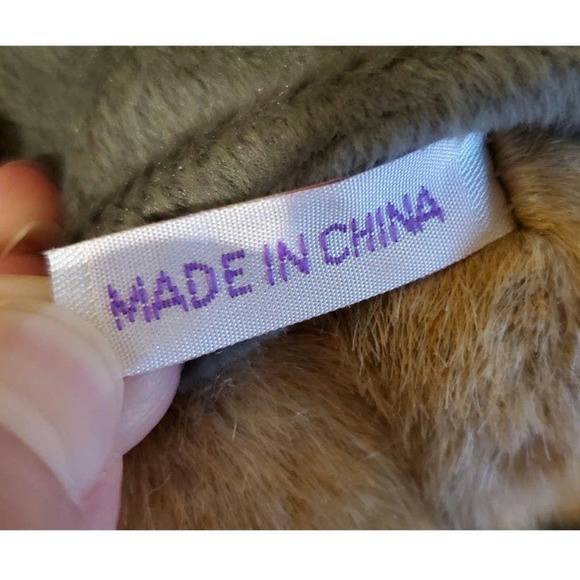 Victory Bear with Satchel Non-Posable Stuffed Animal Plush Toy Mail Carrier - Picture 10 of 10